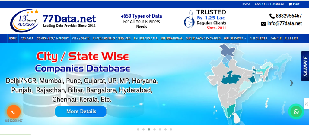 77 data - best b2b data provider
