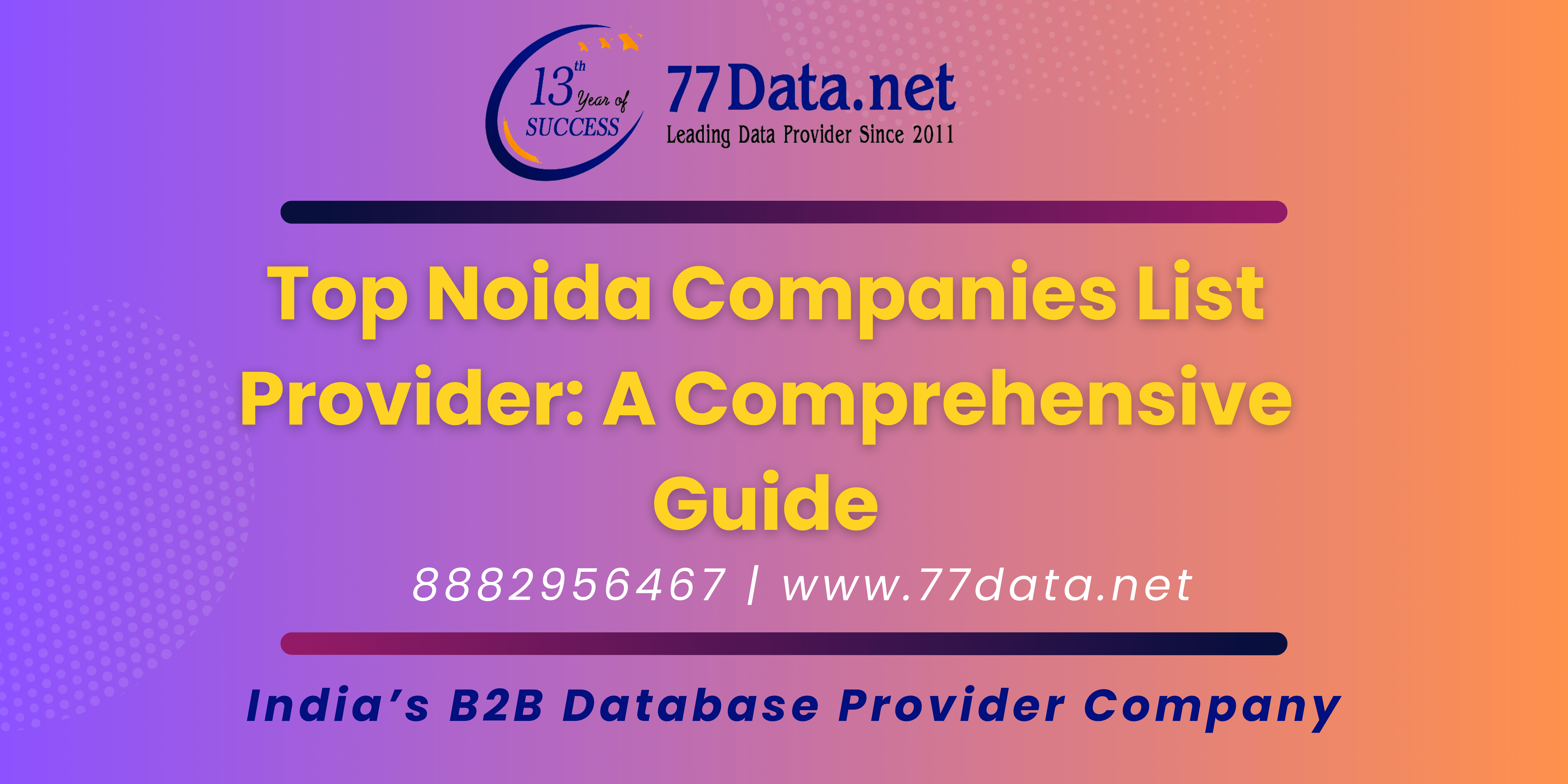 Top Noida Companies List Provider