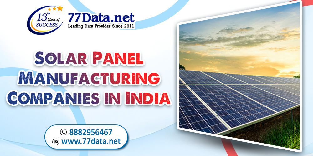 solar panel manufacturing companies in India