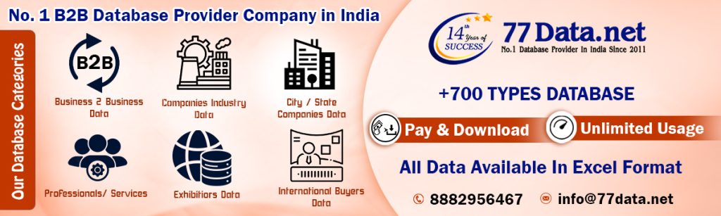 b2b data provider company in India